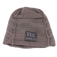 Zima dorosłych mężczyzn ciepłe czapki Skullies moda list dzianiny kobiety kapelusz odkryty kolorowe dorywczo kości marki miękkiej wełny Gorras 3
